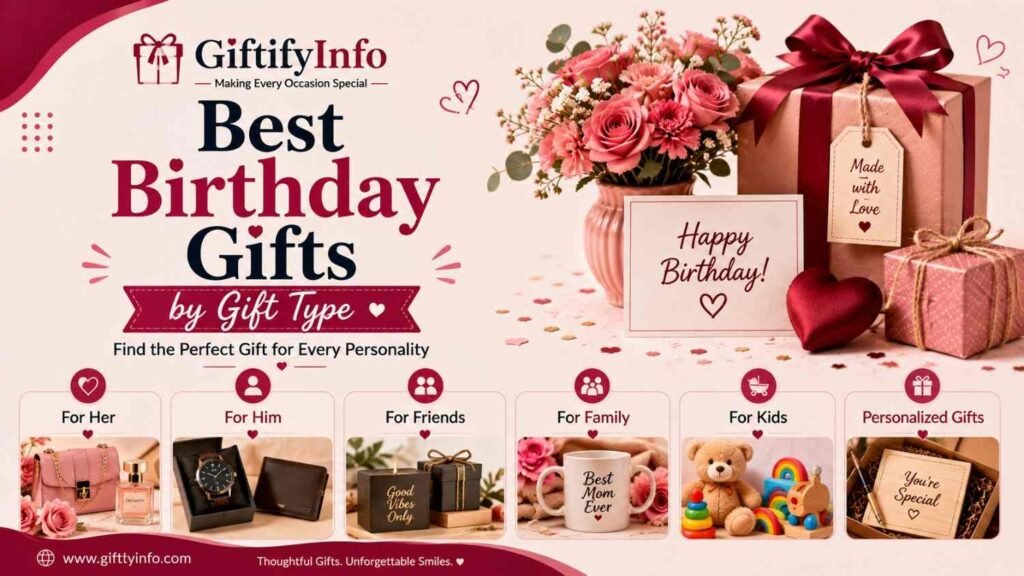 Best Birthday Gifts by Gift Type