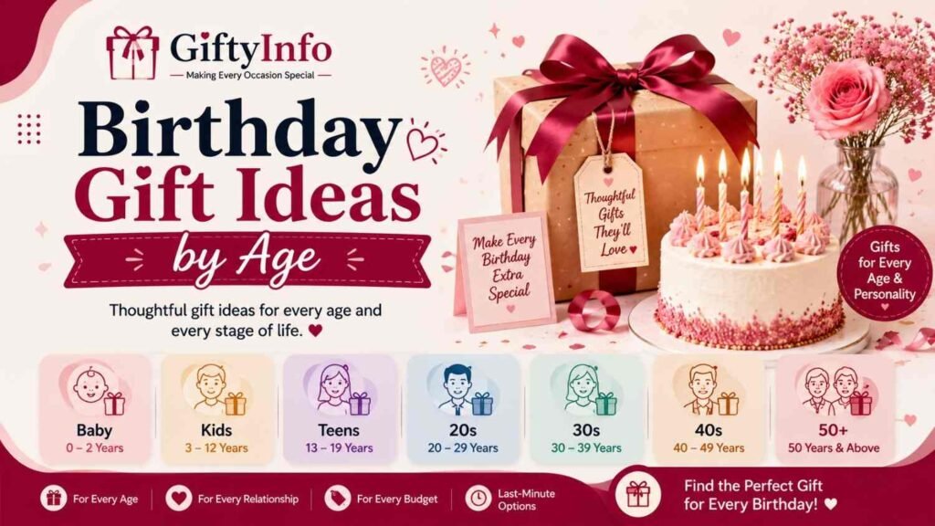 Birthday Gift Ideas by Age