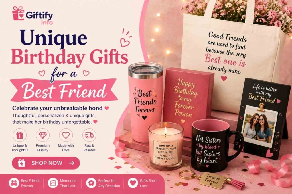 Unique Birthday Gifts for a Best Friend